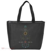 Sacred Geometry Earth Sun And Moon Tote Bag thumb 0