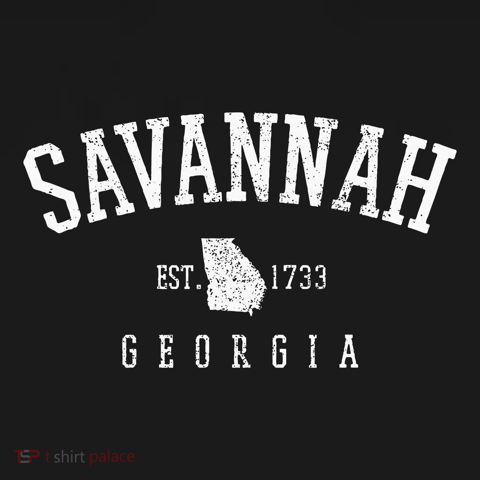 Savannah Georgia Est. 1733 Vintage T-Shirt