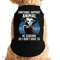 Screaming Goat Emotional Support Animal Goat Owner Raiser Doggie Tank thumb 0