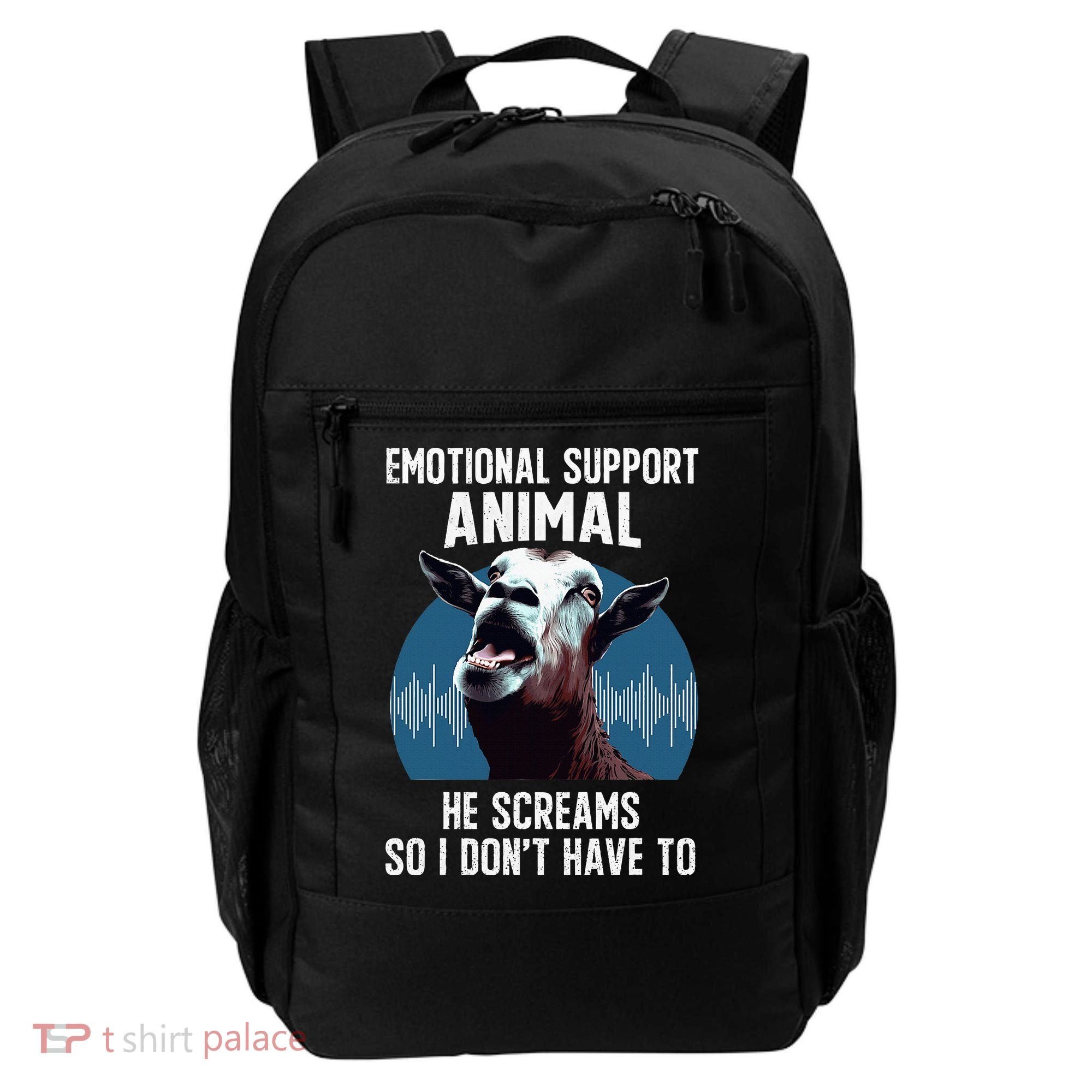 Screaming Goat Emotional Support Animal Goat Owner Raiser Backpack
