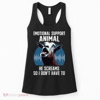 Screaming Goat Emotional Support Animal Goat Owner Raiser Women's Tank Top thumb 0