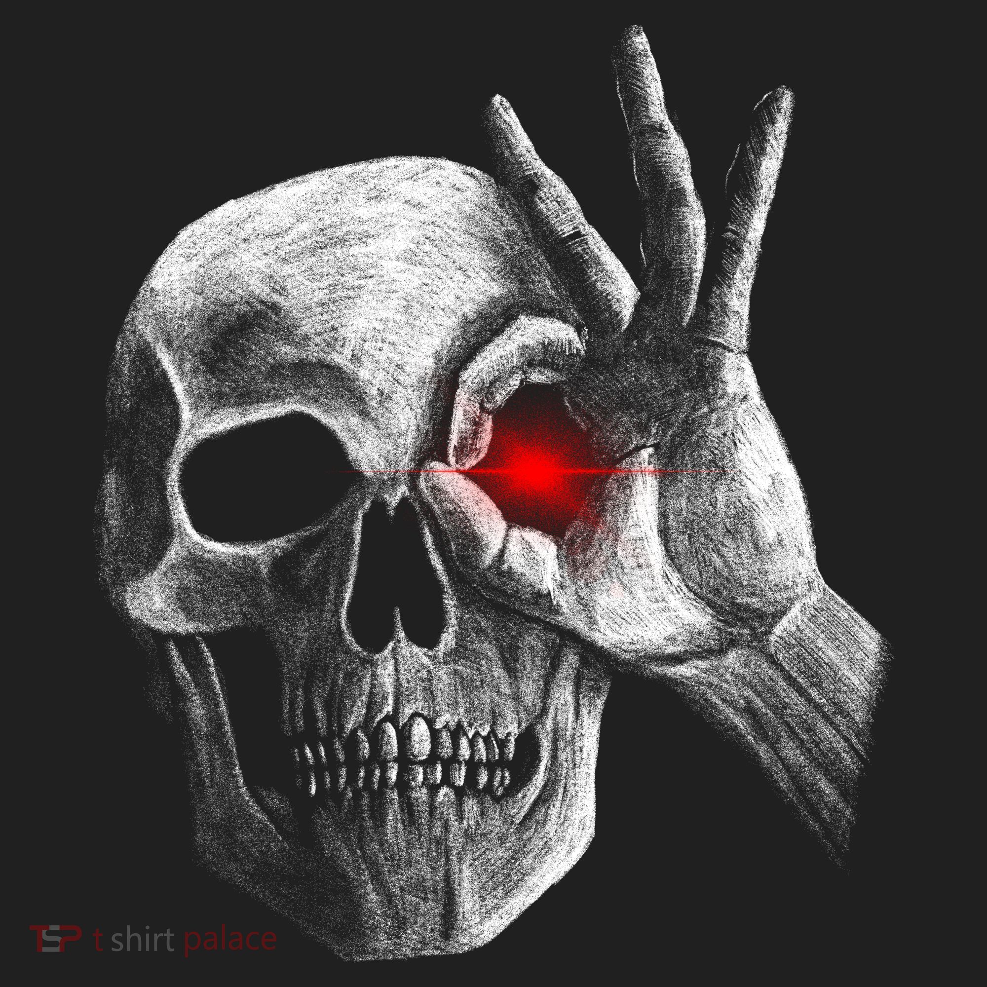 Skeleton Glowing Eye Women's Sweatshirt