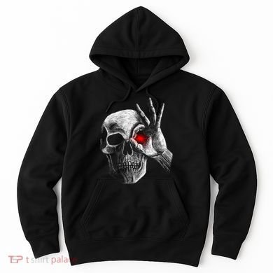 Skeleton Glowing Eye Hoodie