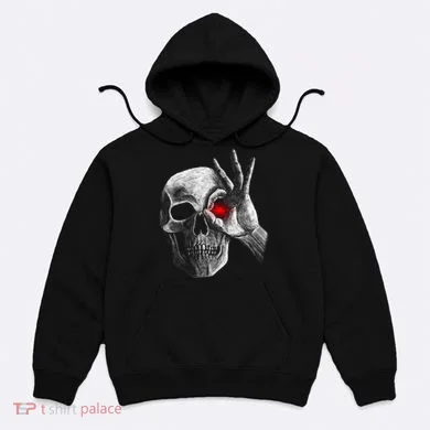 Skeleton Glowing Eye Hoodie