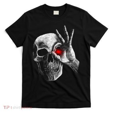 Skeleton Glowing Eye T-Shirt