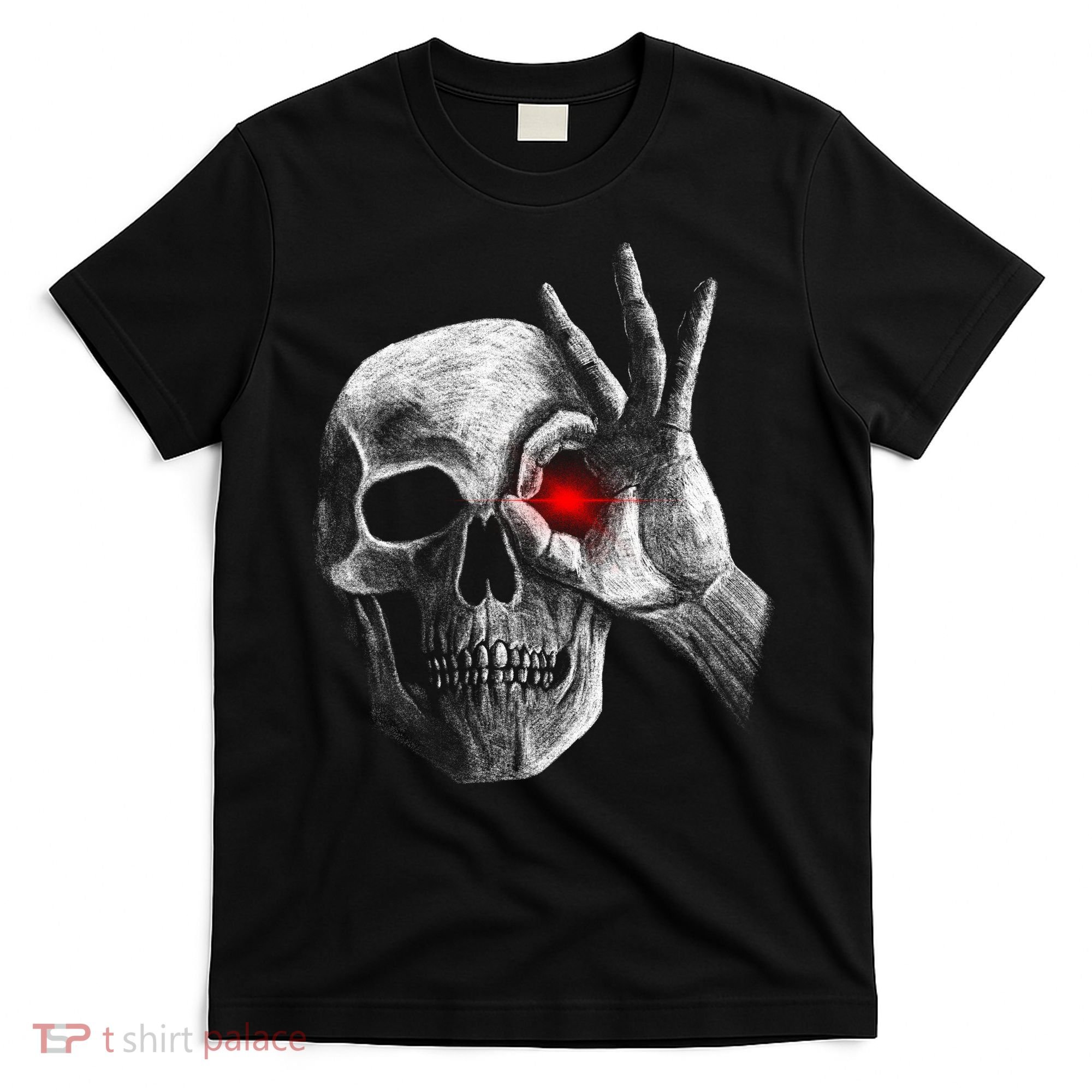 Skeleton Glowing Eye T-Shirt