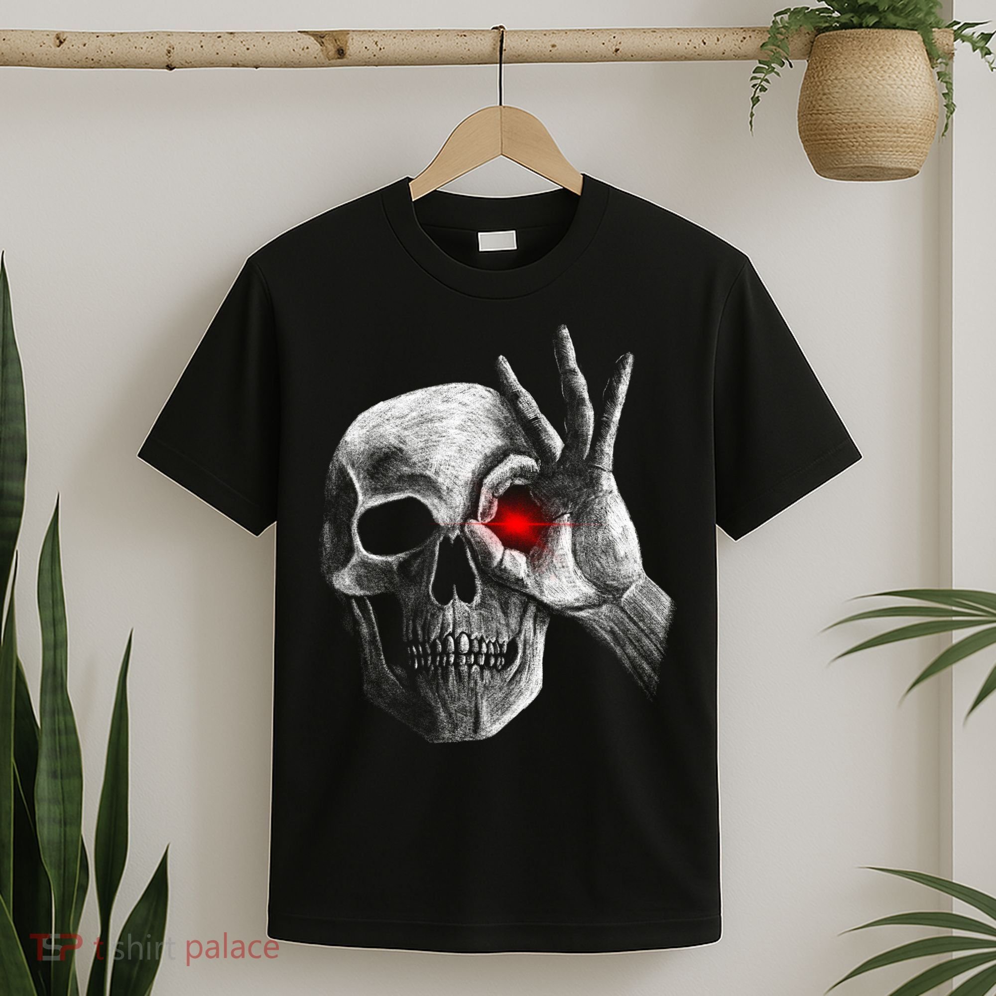 Skeleton Glowing Eye T-Shirt