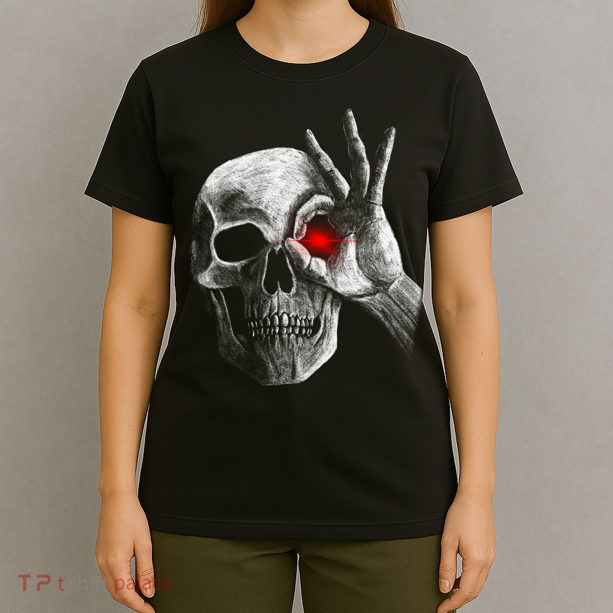 Skeleton Glowing Eye T-Shirt