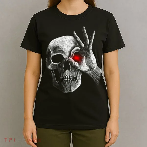 Skeleton Glowing Eye T-Shirt