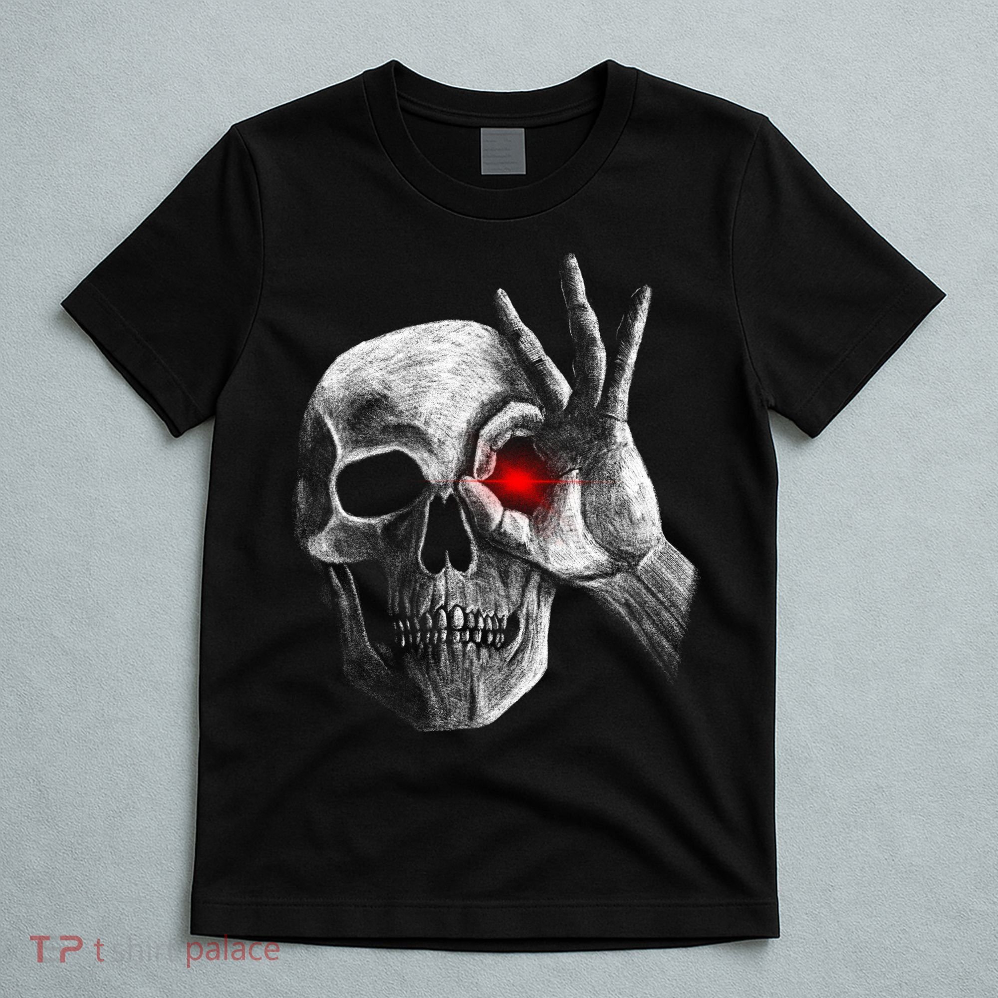 Skeleton Glowing Eye T-Shirt