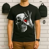 Skeleton Glowing Eye T-Shirt thumb 6