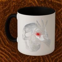 Skeleton Glowing Eye Coffee Mug thumb 2