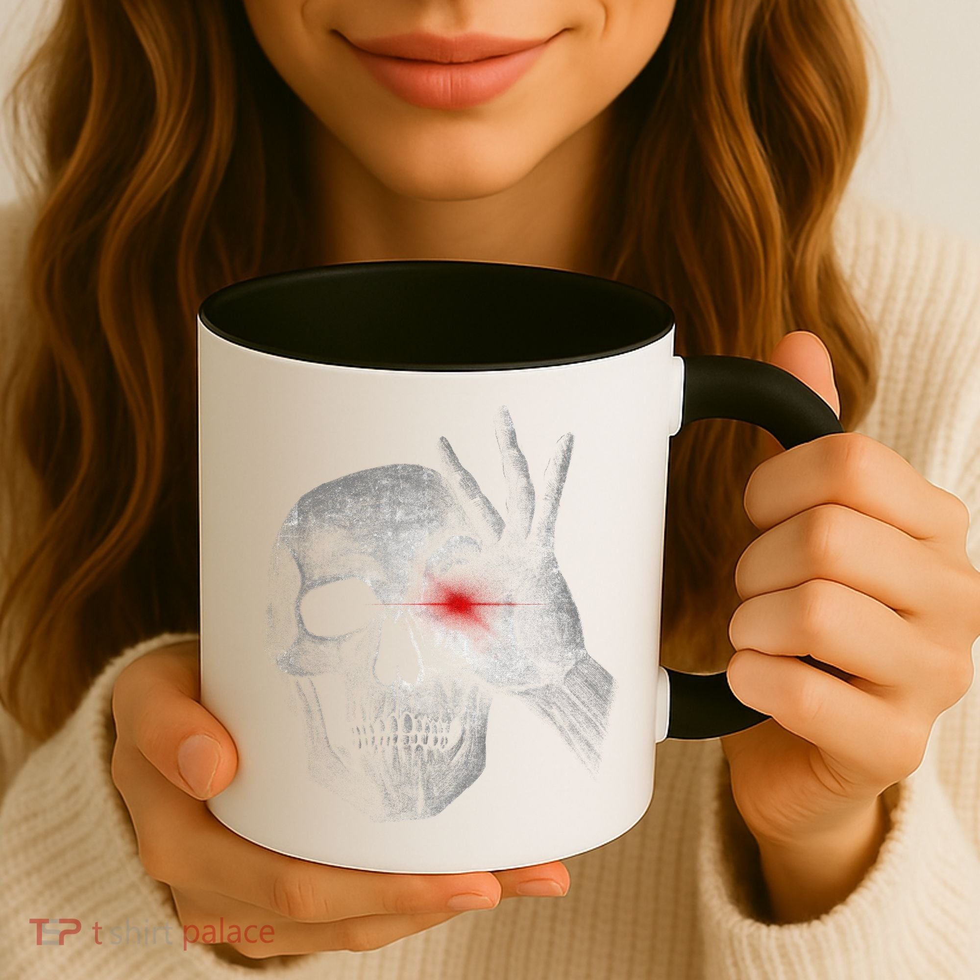 Skeleton Glowing Eye Coffee Mug