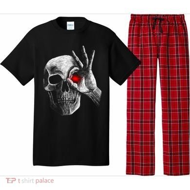 Skeleton Glowing Eye Pajama Set