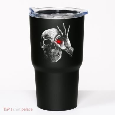 Skeleton Glowing Eye Tumbler