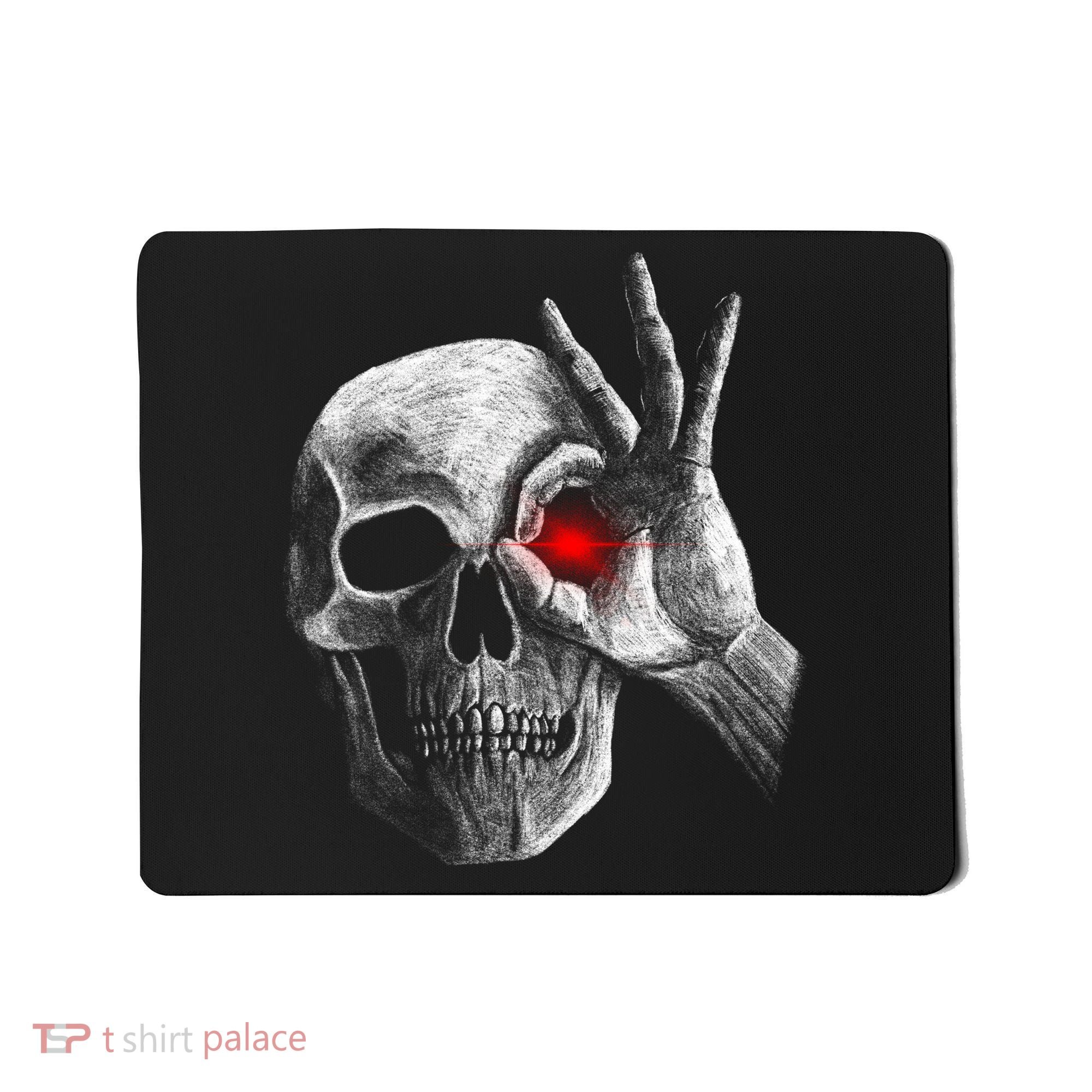 Skeleton Glowing Eye Mousepad