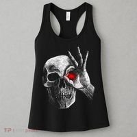 Skeleton Glowing Eye Women's Tank Top thumb 3