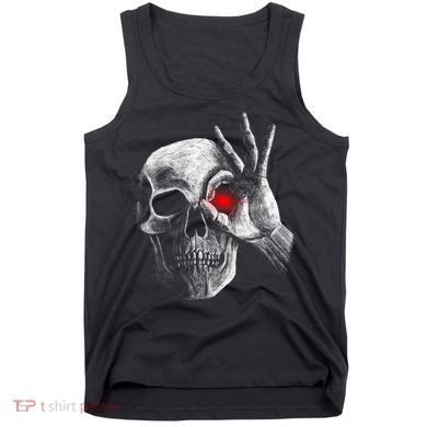 Skeleton Glowing Eye Tank Top