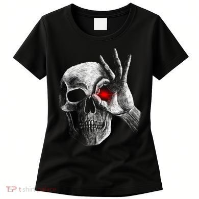Skeleton Glowing Eye Women's T-Shirt