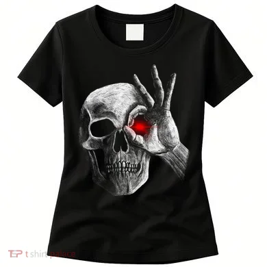 Skeleton Glowing Eye Women's T-Shirt