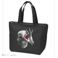 Skeleton Glowing Eye Tote Bag thumb 3