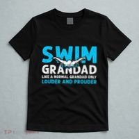 Swim Grandad Funny Swimming Grandad Of A Swimmer Grandad T-Shirt thumb 5
