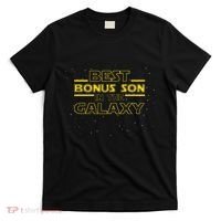 Stepson Gift For Bonus Son Best Bonus Son In Galaxy T-Shirt thumb 0