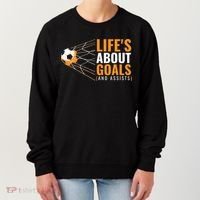 Soccer Gift For Boys 'Life's About Goals' Boys Soccer Gift Women's Sweatshirt thumb 0