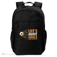 Soccer Gift For Boys 'Life's About Goals' Boys Soccer Gift Backpack thumb 0