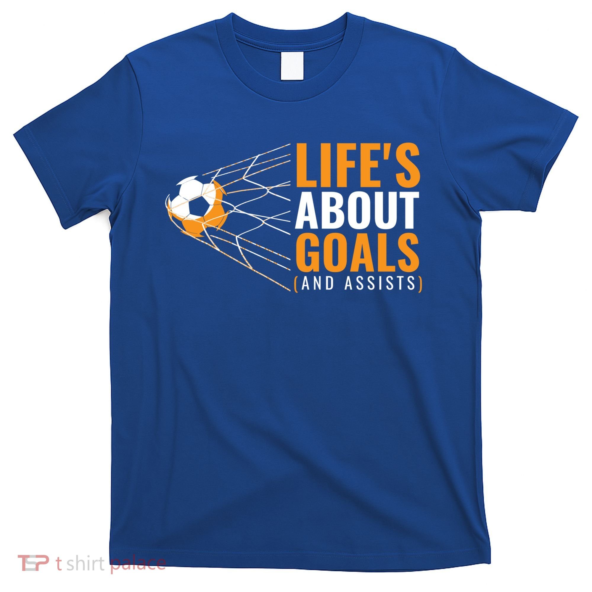 Soccer Gift For Boys 'Life's About Goals' Boys Soccer Gift T-Shirt