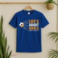 Soccer Gift For Boys 'Life's About Goals' Boys Soccer Gift T-Shirt thumb 2