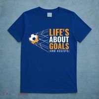 Soccer Gift For Boys 'Life's About Goals' Boys Soccer Gift T-Shirt thumb 5