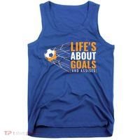 Soccer Gift For Boys 'Life's About Goals' Boys Soccer Gift Tank Top thumb 0