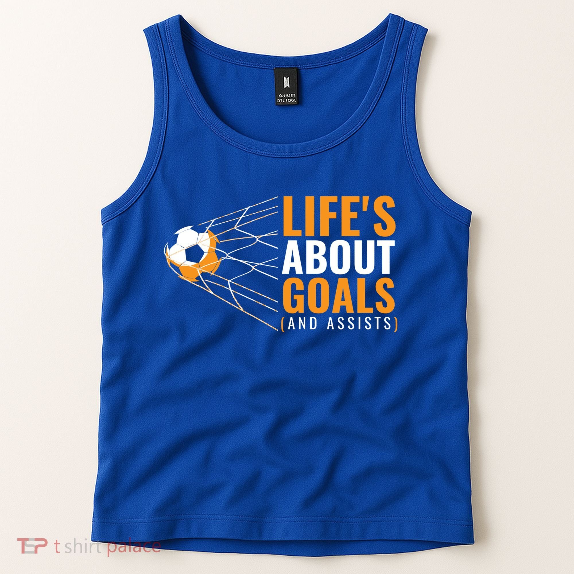 Soccer Gift For Boys 'Life's About Goals' Boys Soccer Gift Tank Top