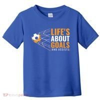 Soccer Gift For Boys 'Life's About Goals' Boys Soccer Gift Toddler T-Shirt thumb 0