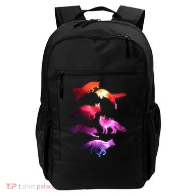 Space Galaxy Foxes Backpack