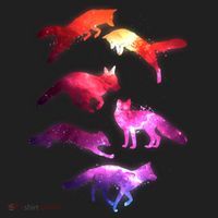 Space Galaxy Foxes Tumbler thumb 3