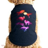 Space Galaxy Foxes Doggie Tank thumb 0