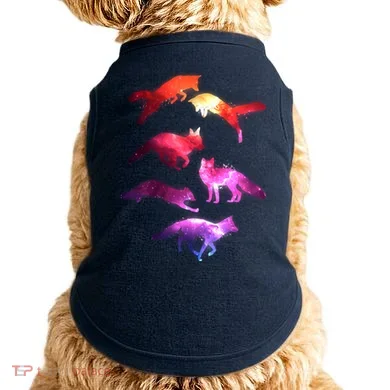Space Galaxy Foxes Doggie Tank