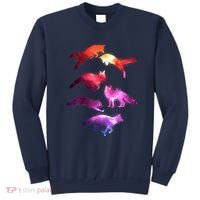 Space Galaxy Foxes Sweatshirt thumb 0