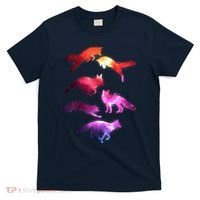 Space Galaxy Foxes T-Shirt thumb 0