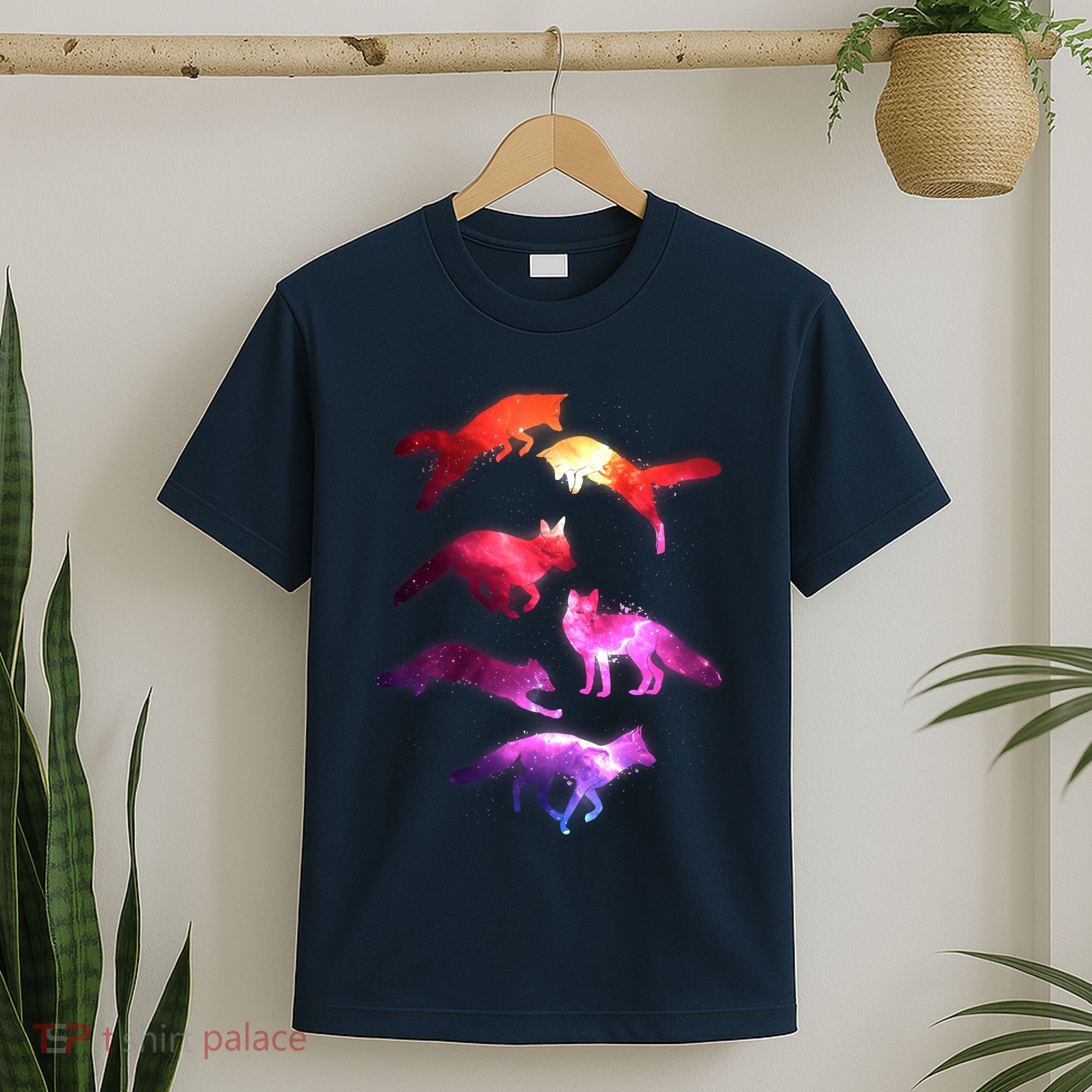 Space Galaxy Foxes T-Shirt