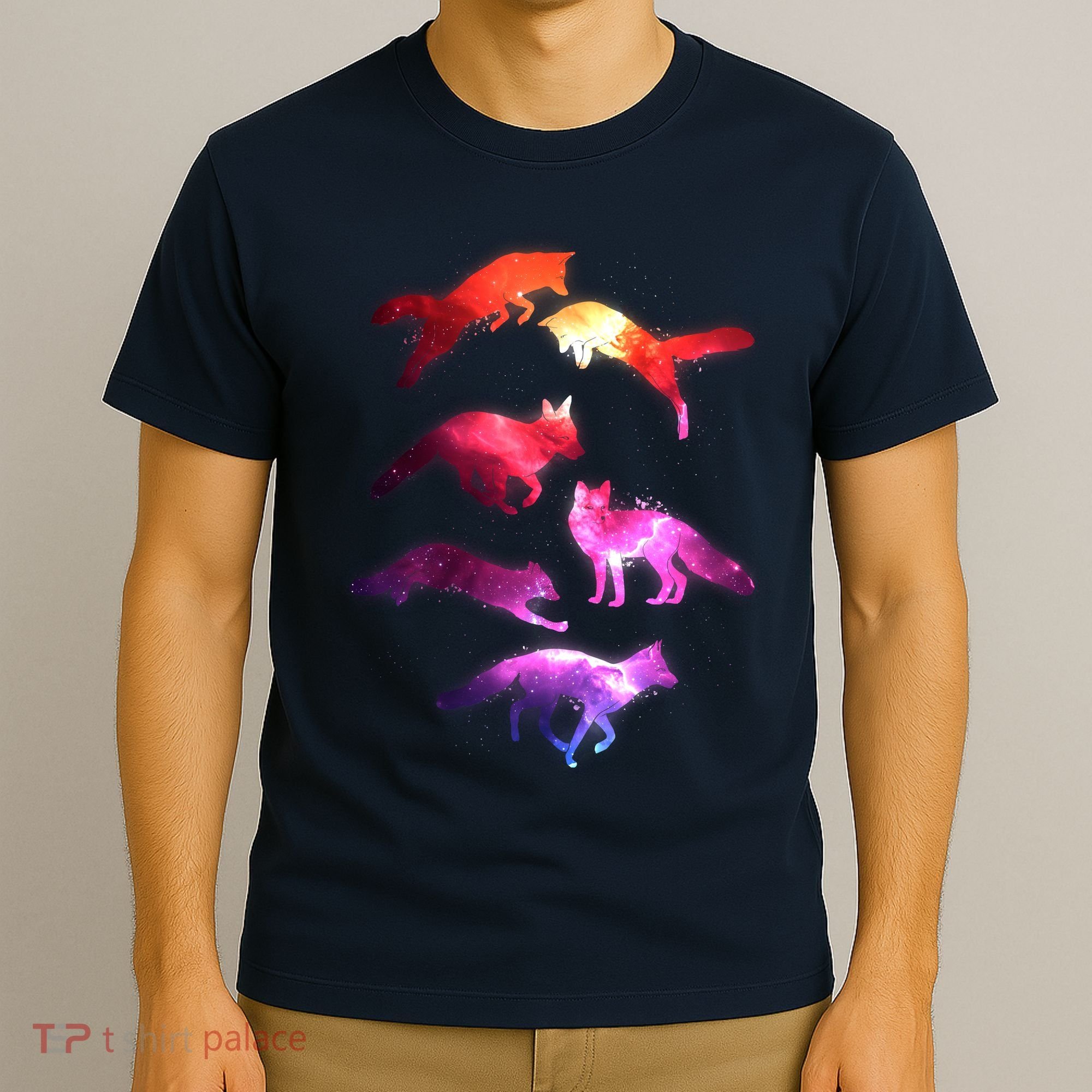 Space Galaxy Foxes T-Shirt