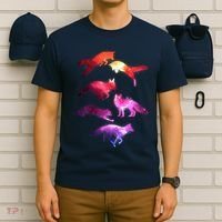 Space Galaxy Foxes T-Shirt thumb 6