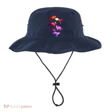 Space Galaxy Foxes Bucket Hat