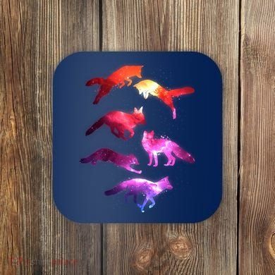 Space Galaxy Foxes Coaster