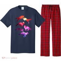 Space Galaxy Foxes Pajama Set thumb 0