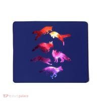 Space Galaxy Foxes Mousepad thumb 0
