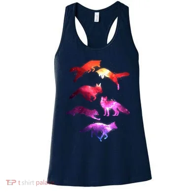 Space Galaxy Foxes Women's Tank Top