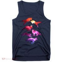 Space Galaxy Foxes Tank Top thumb 0